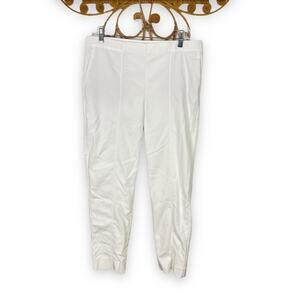 J. Jill Essential Slim ankle pants white 14